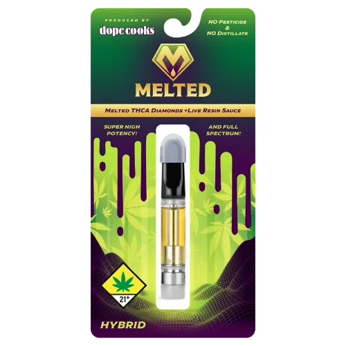 Melted Vape Carts